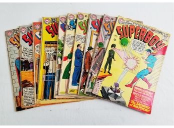 12 Cent 1962-1965 DC Superman Comics Superboy Comic Books: #94,95,96,97,98,101,104,107,114 & 125