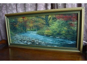 Lighted Nature Framed Picture