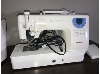 Janome Memory Crafter Sewing Machine 6300 Never Used Retails $1500 With Cover