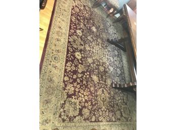 Area Rug 11ftx7ft 8 In Maroon Colored - Unbranded - Normal Use With Foot Traffic