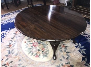 Wooden Coffee Table - Drop Leaf 37-1/2x44x16 Look At Photos Mark On Wood