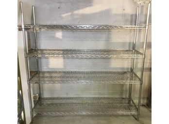 Metro Stainless Steel Metal 4 Shelf Rack