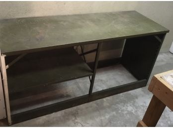 Metal Work Bench, One Shelf