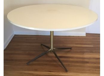 Retro Base White Formica Top Table