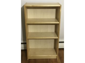 Hardwood Light Blonde Bookcase 4 Shelf
