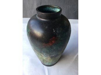 9 Inches ,Vintage Bronze Vase