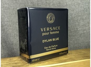 Brand New VERSACE - DYLAN BLUE Perfume - GREAT GIFT IDEA - .3oz / 10ml - Small Perfume - STOCKING STUFFER