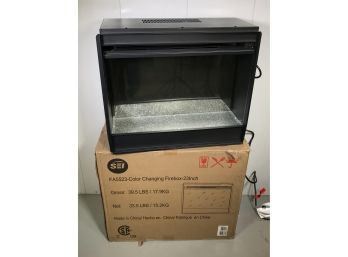 Please Read CAREFULLY: Brand New In Box 23' SEI Electric LED Firebox Insert - Retail $375 - $475 - BRAND NEW