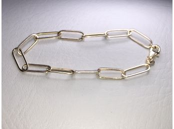Wonderful Brand New ALL 14KT GOLD Bracelet - NOT Plated - ALL 14KT Gold - Made In Italy - 7-1/2' - WOW !