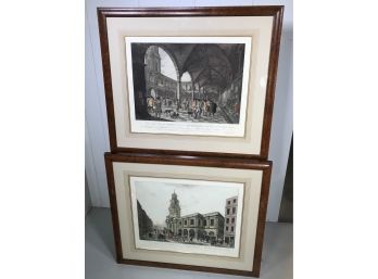 Two Large Fabulous English William Pitt Prints - Paid Over $1,000 Each Including Frames - Fantastoc Prints