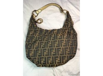 Fabulous Authentic FENDI Zucca Hobo Bag - Fantastic Bag - Great Condition - Guaranteed Authentic Piece