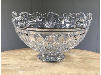 Incredible Large WATERFORD CRYSTAL Bowl - Seahorse Mark - New 8/15/21 - NEVER  USED - Fabulous Large Bowl