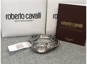 Wonderful $325 ROBERTO CAVALLI Snake Wrap Watch - New In Box - Great Gift Idea - BRAND NEW Unworn - WOW !