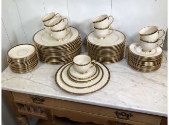 Spectacular $2,500 LENOX - TYLER - Presidential Collection Dinnerware Set - SERVICE FOR 16 People - 80 Pieces