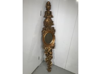 Incredible Decorator Mirror - Lovely Gilt Gold Finish - Very Ornate - Amazing Decorator Item - 48' Tall