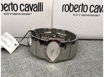 Lovely $299 ROBERTO CAVALLI Ladies Cuff Watch - Brand New - Never Worn - Great Gift Idea - Great Piece !