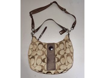 Coach Signature Convertible Hobo Bag