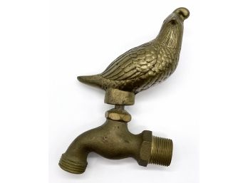 Solid Brass Partridge Bird Spigot By Flora & Fauna Faucets