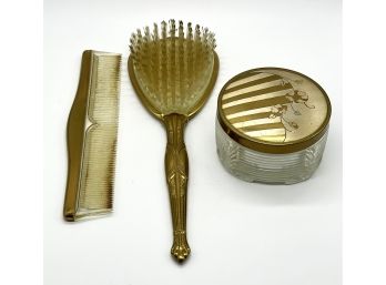 Lot Of Three Vintage Hair Items