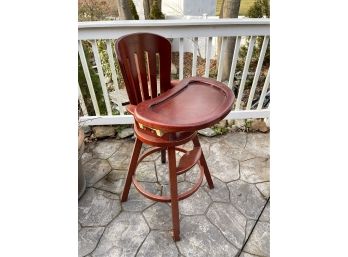 Graco Wooden High Chair With Removable Tray