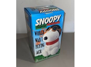 Snoopy World War I Flying Ace Cookie Jar