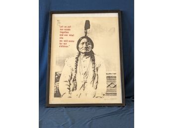 Vintage Native / First Nation Poster