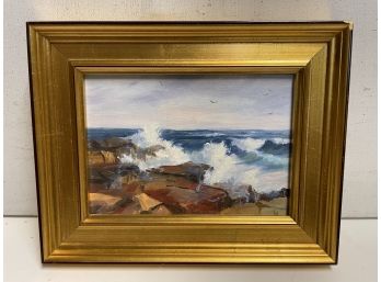 American Impressionist 20th Century Seascape. Gorgeous.