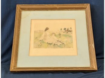 Berthe Morisot Pencil Signed And Signed In Plate Limited Edition Lithograph 2/25