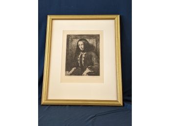 William Harry Warren Bicknell 'Elizabeth Barrett Browning' Signed In Plate