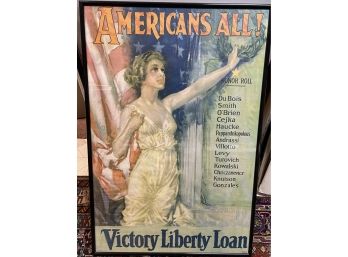 Americas All Original WW1 1919 Howard Chandler Christy Poster