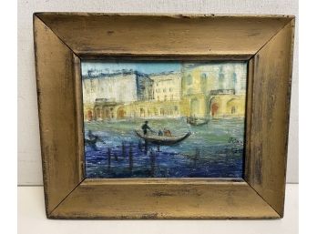 Oil Painting Of Venice Italy By Listed Artist . Francis  Orr 8x6  Inches  Signed By The Artist