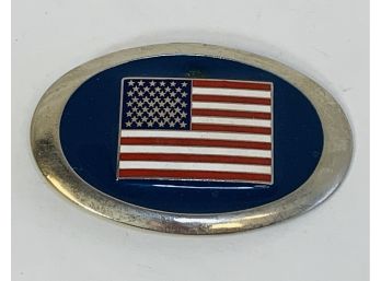 American Flag Belt Buckle