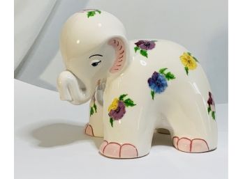 Hand Painted Ceramic Elephant