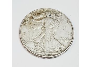 1946 Walking Liberty Half-dollar SILVER (75 Years Old)