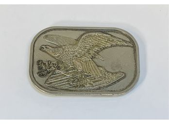 Metal Embossed Eagle Belt Buckle