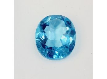 4.0ct Oval Cut 11x9mm Swiss Blue Topaz Loose Gemstone