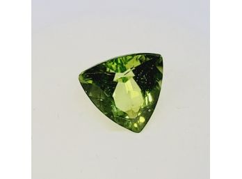 1.2ct 8x8mm Tri Cut Peridot Loose Gemstone