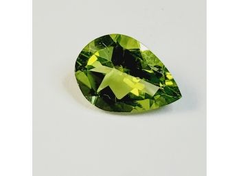 1.85ct 10x7mm Pear Cut Peridot Loose Gemstone