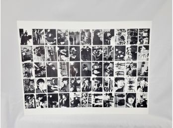 TOPPS 1964  Uncut Sheet Of The Beatles 'A Hard Days Night'  Trading Cards