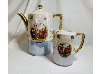 2 Matching English Porcelain Teapots