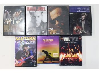 7 Rock DVD's (bohemian Is Blu-Ray)