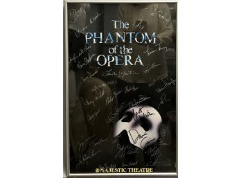 Phantom Of The Opera Autographed Framed Poster