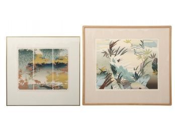 Elizabeth Schippert (American, B. 1949) Serigraphs - Signed & Numbered (TWO)