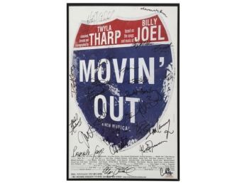 Movin' Out Hand-Signed Broadway Poster