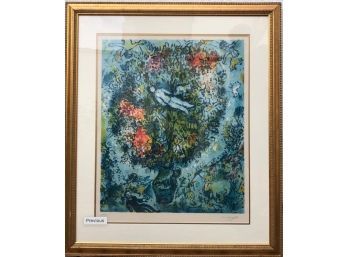 Signed & Numbered Marc Chagall Serigraph