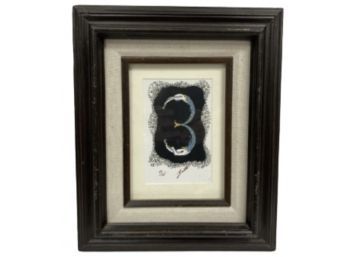 Signed & Numbered 'Number Three' By Erte