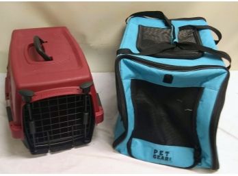 Two 'Small' Pet Travel Carriers