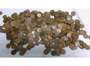 3 1/2 Pounds Of Un-Searched Wheat Pennies