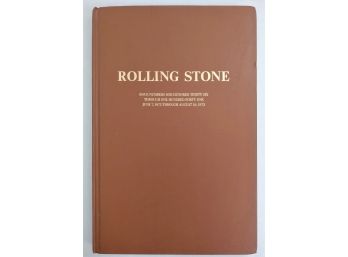 Rolling Stone Leather Bound Magazines Book #8  June 7,1973 Through August 16,1973 Issue #131 Thru 140