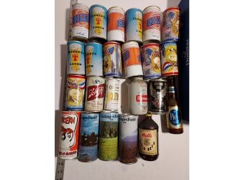 Collection Of Vintage Beer Cans